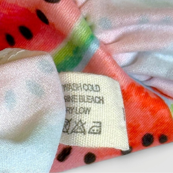 Clover Cottage Baby Boutique Watermelon Pom Pom Baby Girls Romper 0-6M NWOT - Picture 7 of 7